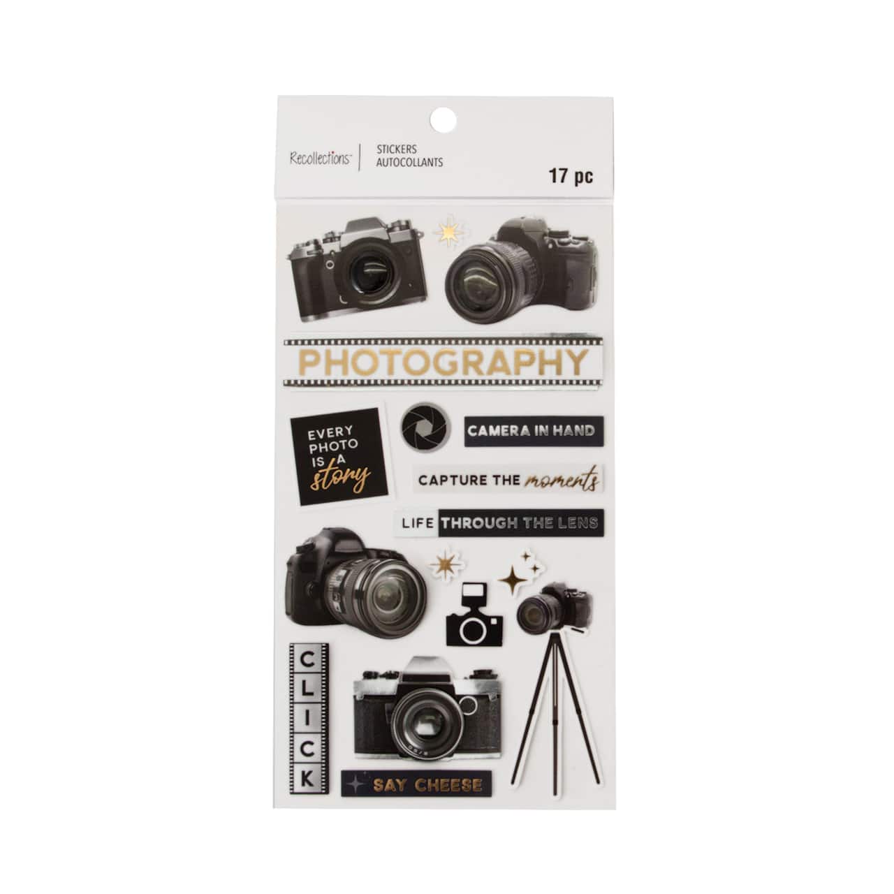 12 Pack: Photography Stickers by Recollections™